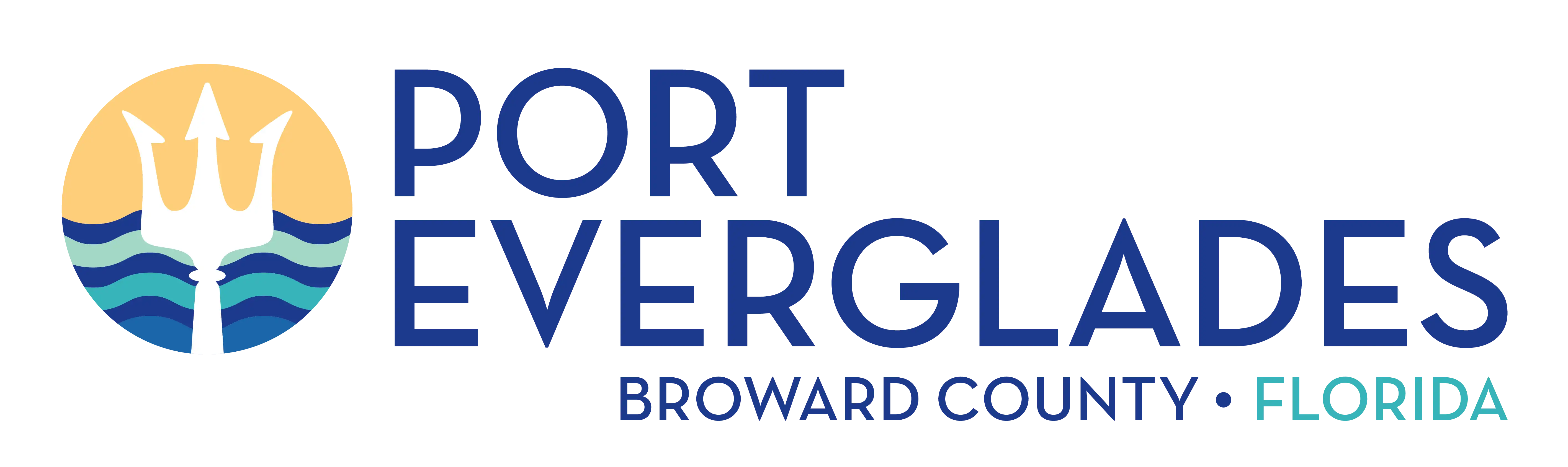 Port Everglades logo 4c with teal Florida